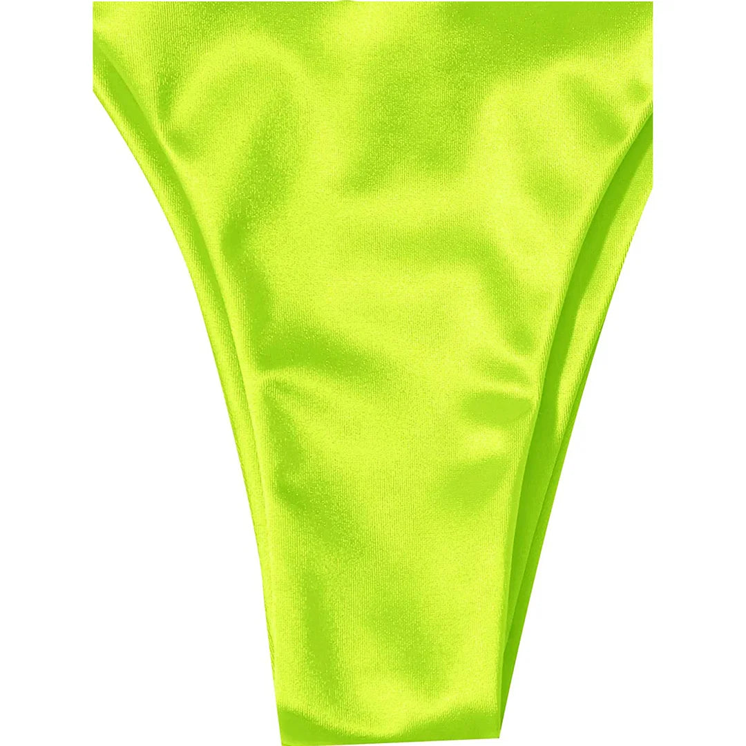 Bikini brasiliano donna Halter Satin