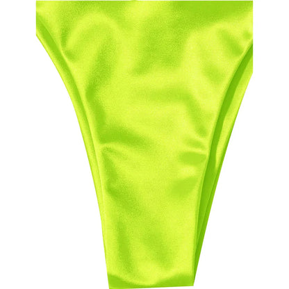 Bikini brasiliano donna Halter Satin
