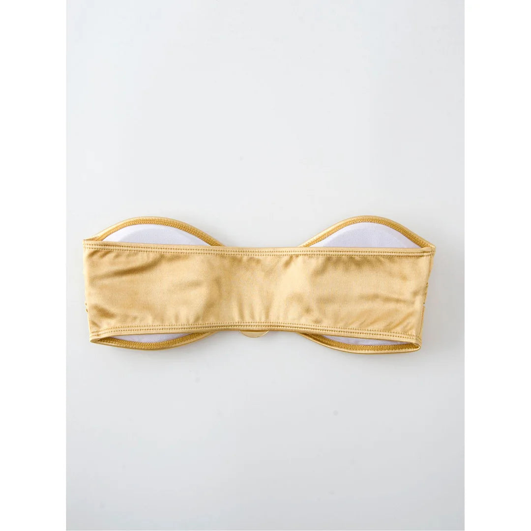 Bikini donna a fascia senza spalline