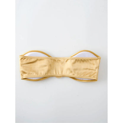 Bikini donna a fascia senza spalline