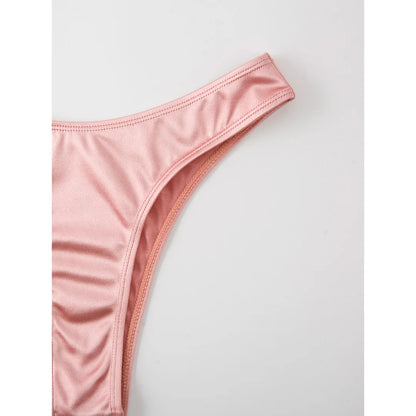 Bikini donna a fascia senza spalline