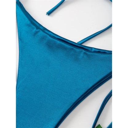 Bikini brasiliano donna Halter Satin