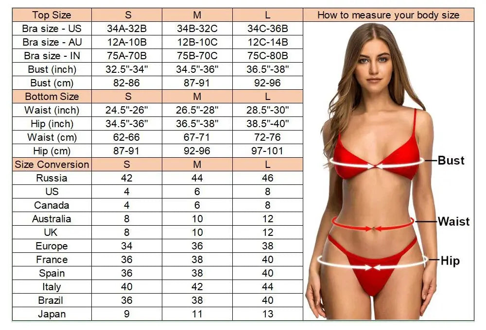 Bikini Donna Halter Splicing Mini Tanga a Vita Alta