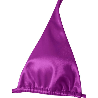 Bikini brasiliano donna Halter Satin