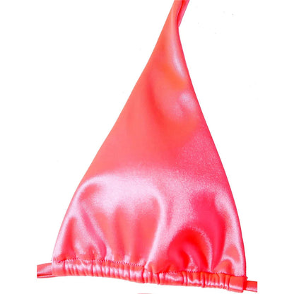 Bikini brasiliano donna Halter Satin