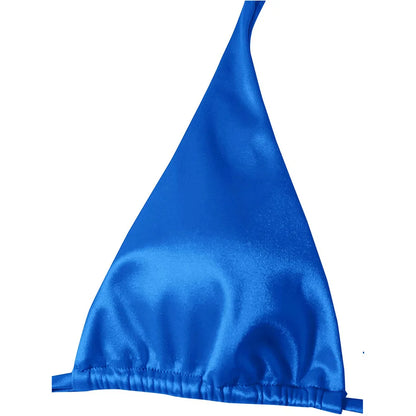 Bikini brasiliano donna Halter Satin