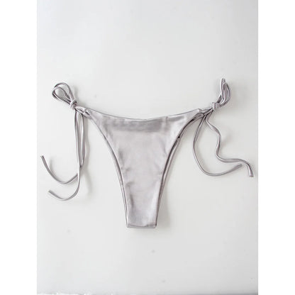 Bikini brasiliano donna Halter Satin