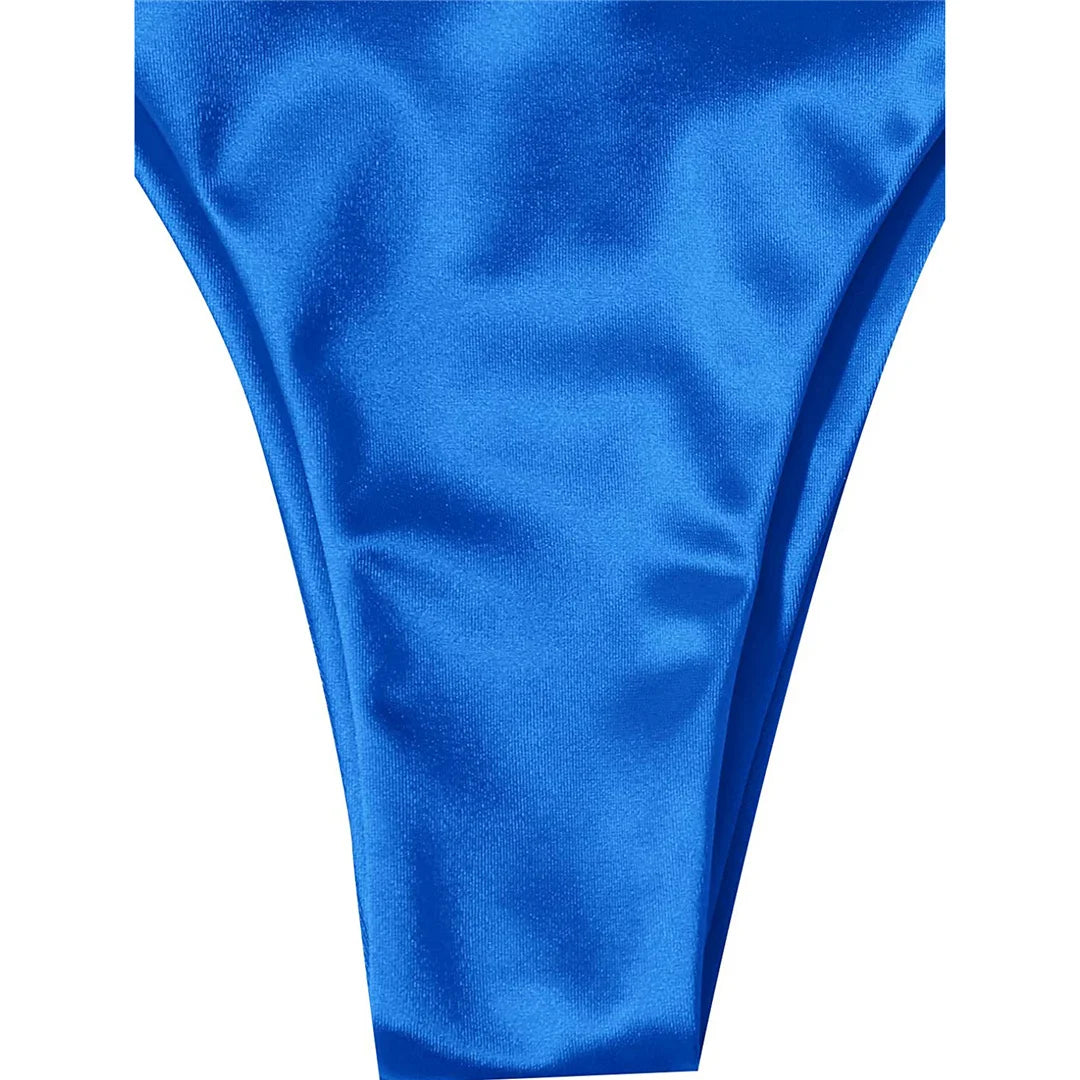 Bikini brasiliano donna Halter Satin