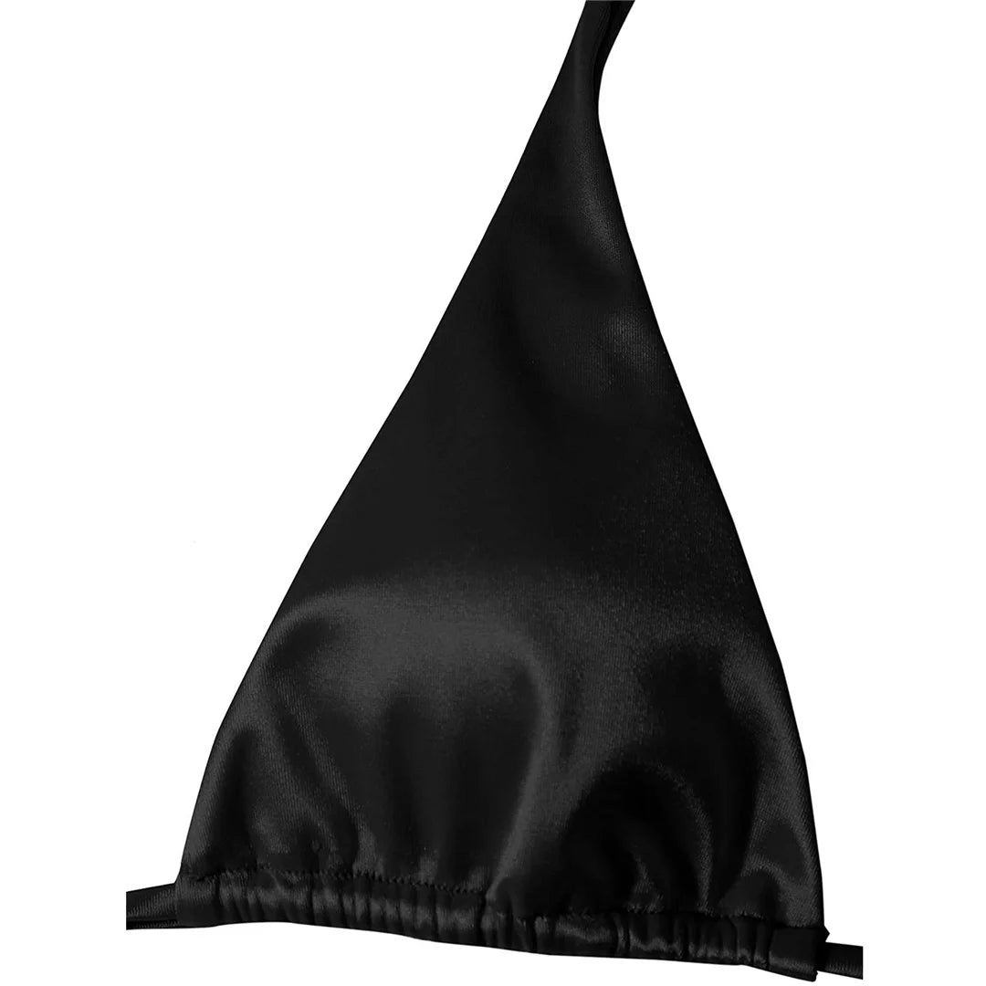 Bikini brasiliano donna Halter Satin