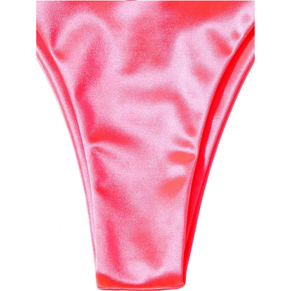 Bikini brasiliano donna Halter Satin